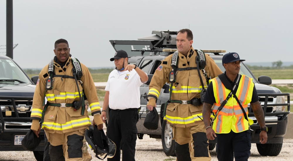 Laughlin leadership partake in live fire exercise