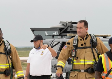 Laughlin leadership partake in live fire exercise