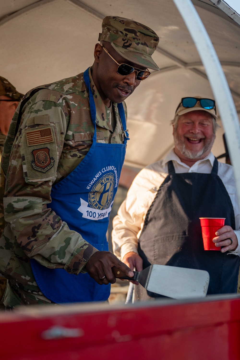 90MW and 20AF Commanders at Cheyenne Pancake Breakfast