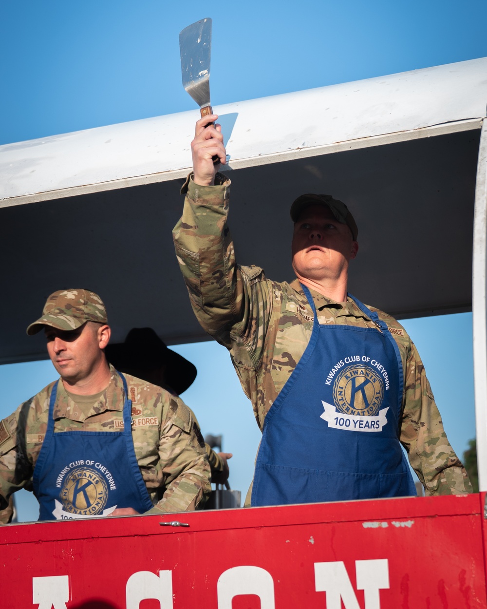 90MW and 20AF Commanders at Cheyenne Pancake Breakfast