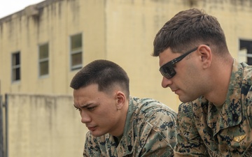 Marines with Advanced Infantry Training Battalion utilize a Vidterra Compass to Assess Students