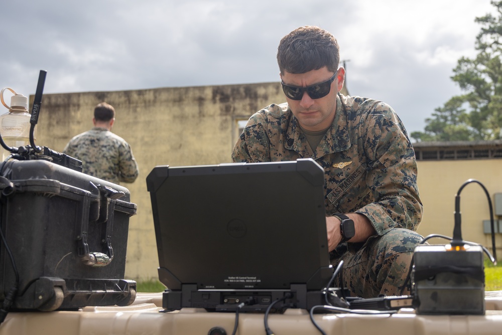 Marines with Advanced Infantry Training Battalion utilize a Vidterra Compass to Assess Students