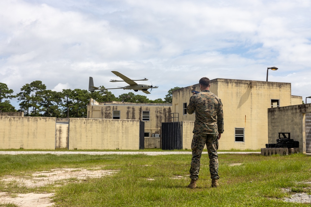 Marines with Advanced Infantry Training Battalion utilize a Vidterra Compass to Assess Students