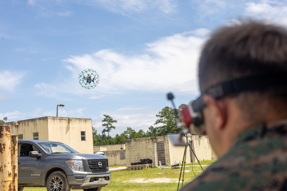 Marines with Advanced Infantry Training Battalion utilize a Vidterra Compass to Assess Students