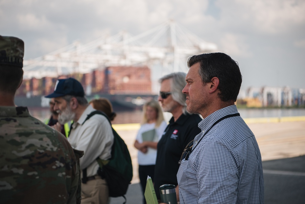 Office of Management and Budget visits Port of Baltimore, USACE projects