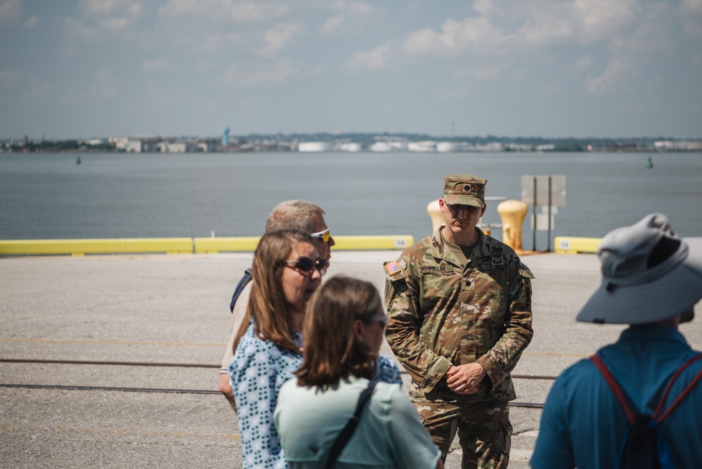 Office of Management and Budget visits Port of Baltimore, USACE projects