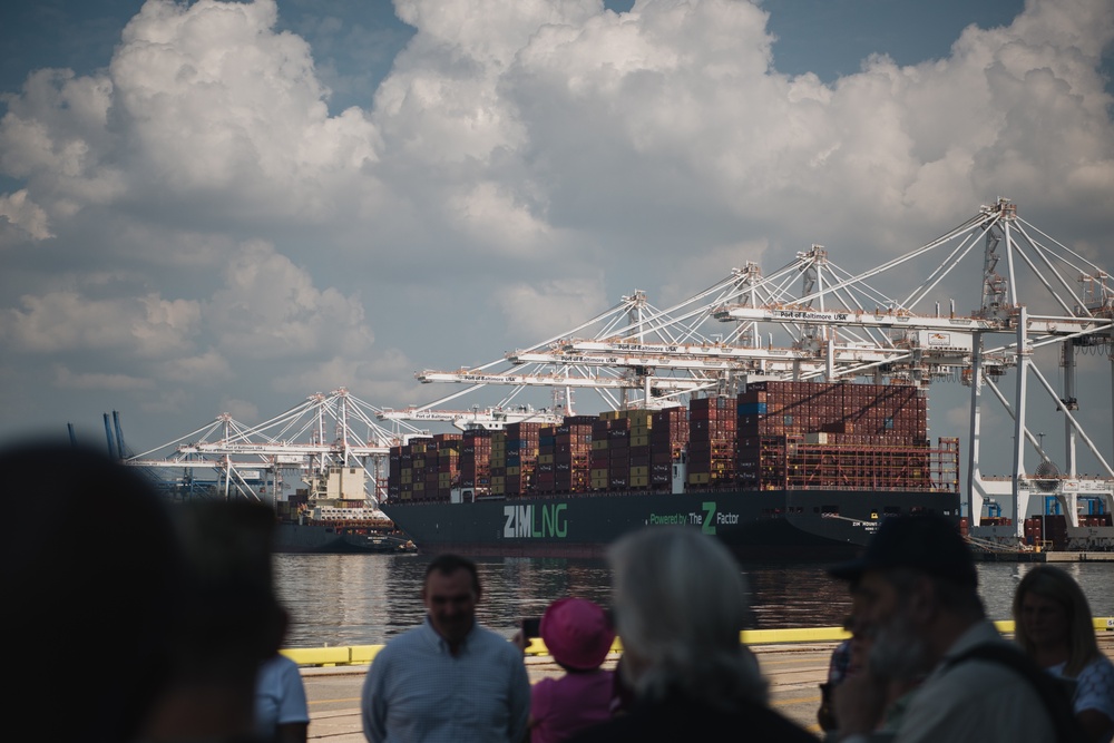 Office of Management and Budget visits Port of Baltimore, USACE projects