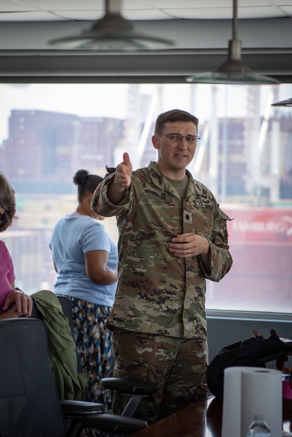 Office of Management and Budget visits Port of Baltimore, USACE projects