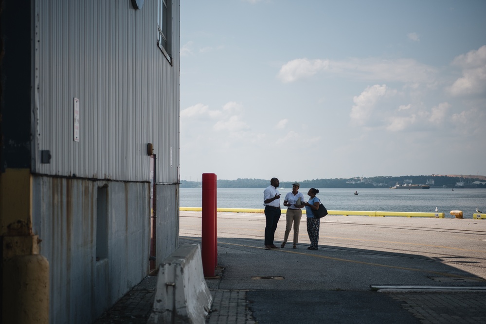 Office of Management and Budget visits Port of Baltimore, USACE projects