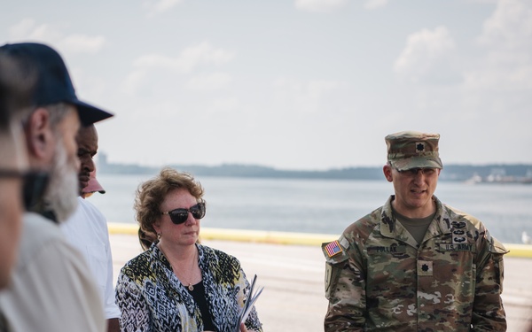 Office of Management and Budget visits Port of Baltimore, USACE projects