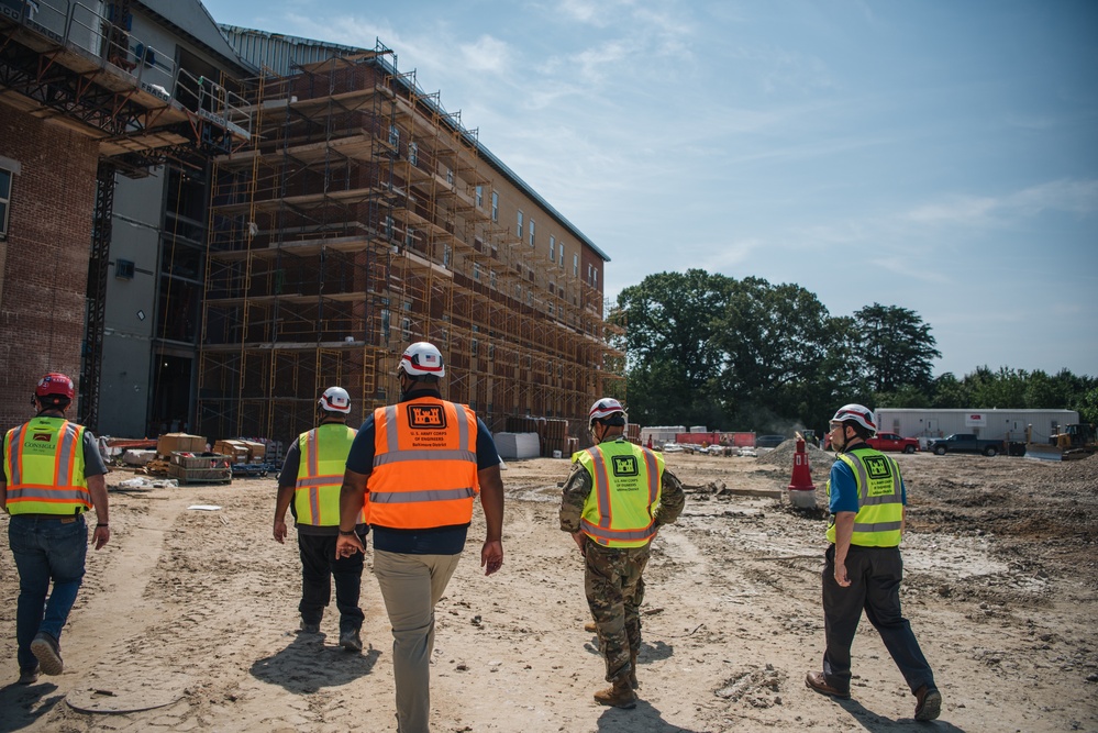 USACE North Atlantic Division Commander visits Baltimore District project sites