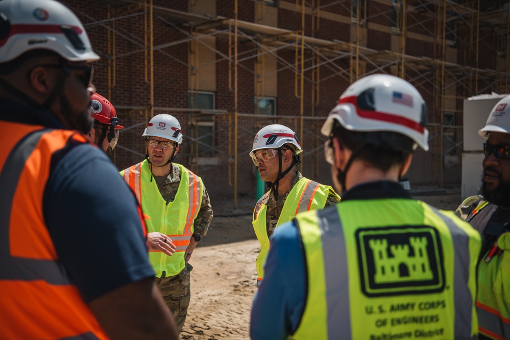USACE North Atlantic Division Commander visits Baltimore District project sites