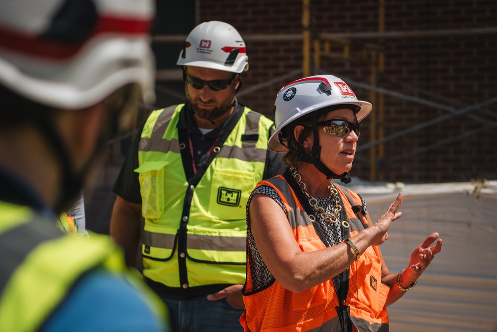 USACE North Atlantic Division Commander visits Baltimore District project sites