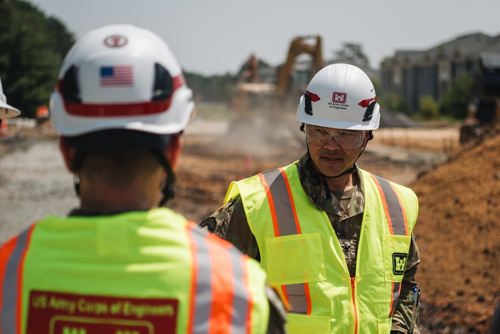 USACE North Atlantic Division Commander visits Baltimore District project sites