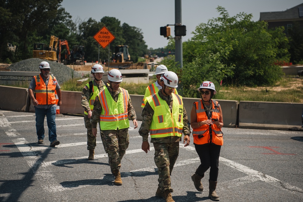 USACE North Atlantic Division Commander visits Baltimore District project sites