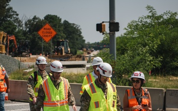 USACE North Atlantic Division Commander visits Baltimore District project sites