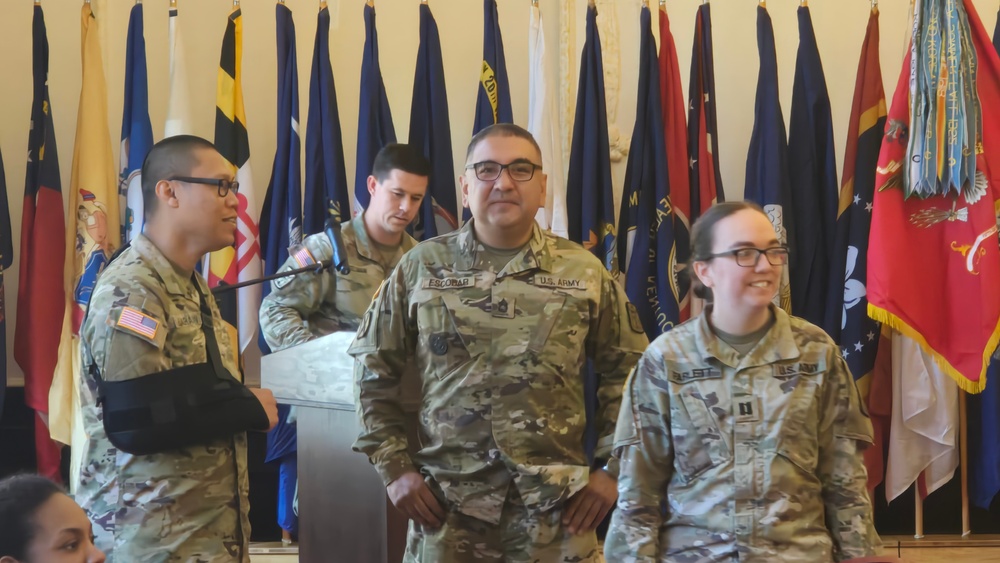 Sgt. 1st Class Escobar Retirement Ceremony