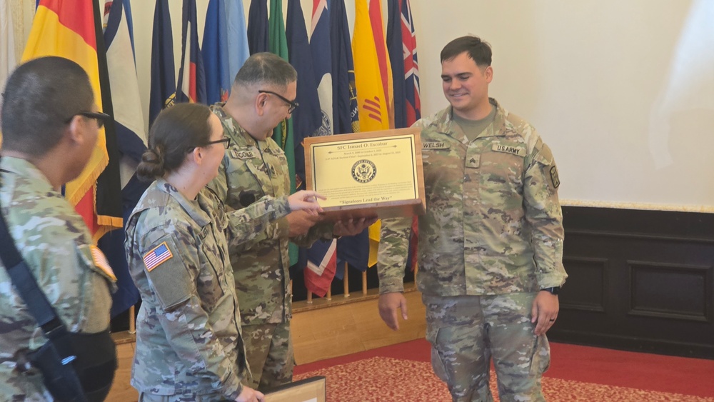 Sgt. 1st Class Escobar Retirement Ceremony