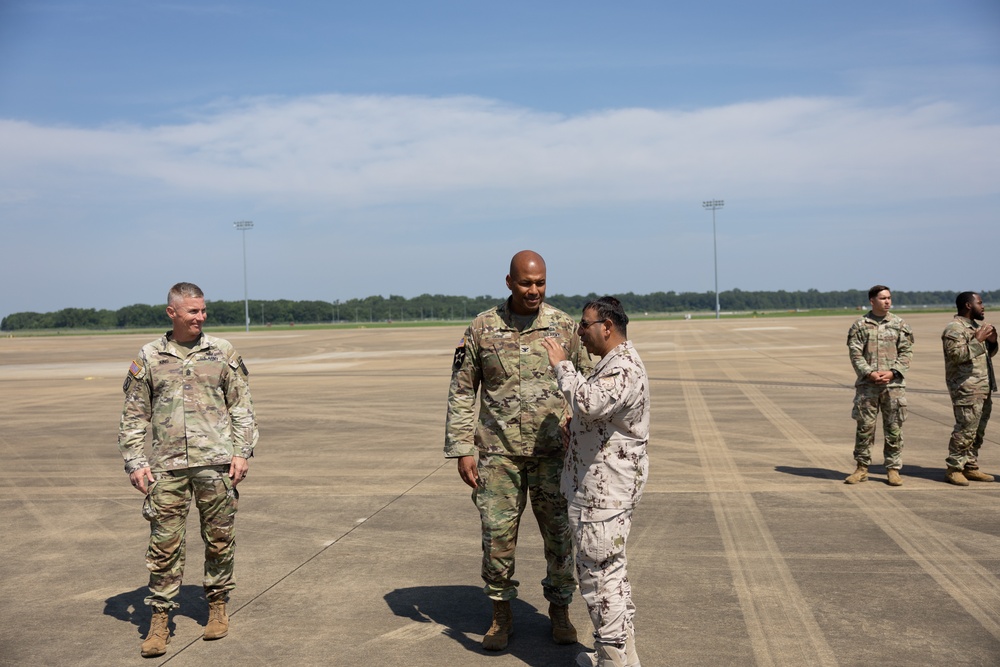 UAE Arrival at JRTC Rotation 25-10