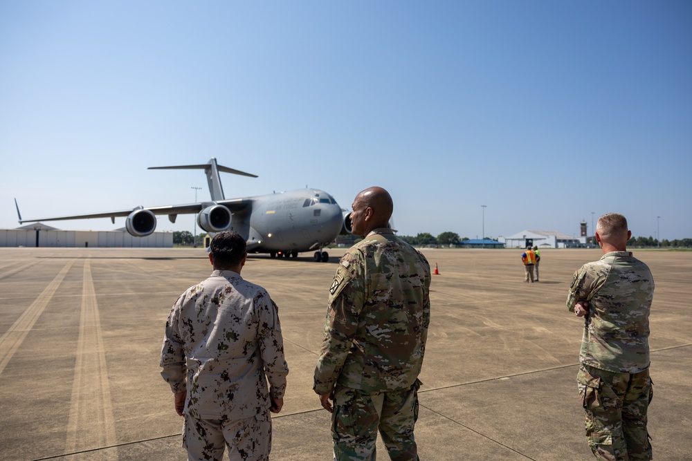UAE Arrival at JRTC Rotation 25-10