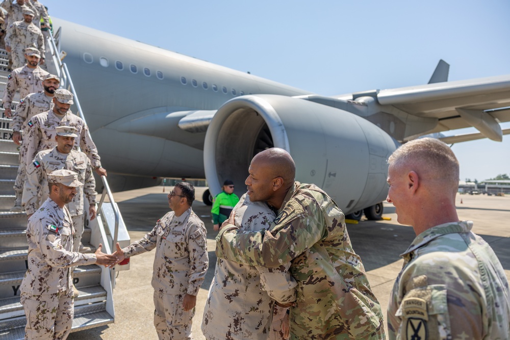 UAE Arrival at JRTC Rotation 25-10