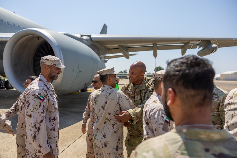UAE Arrival at JRTC Rotation 25-10