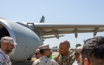 UAE Arrival at JRTC Rotation 25-10
