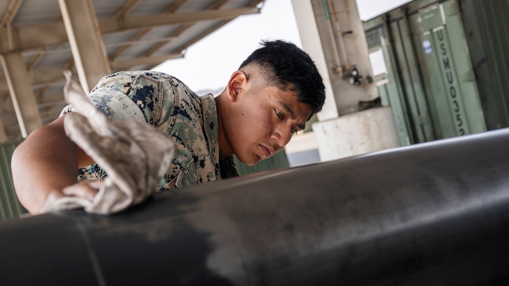 11th MEU and 2nd Bn., 11th Marines Conduct Joint Limited Technical Inspection