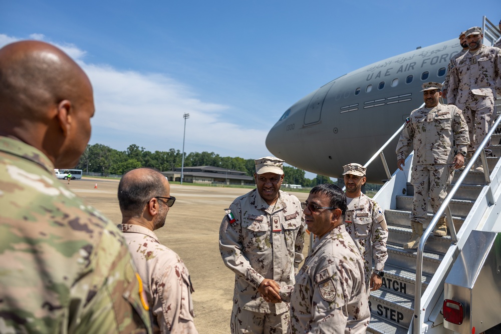 UAE Arrival at JRTC Rotation 25-10