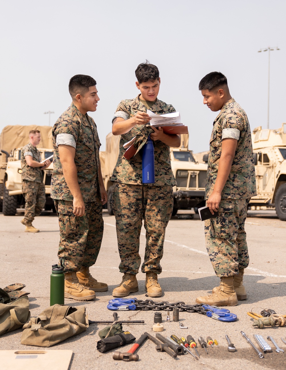 11th MEU and 2nd Bn., 11th Marines Conduct Joint Limited Technical Inspection