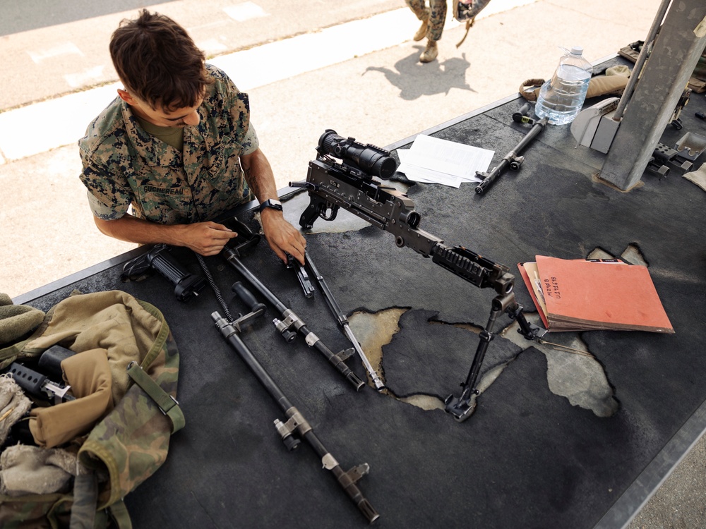 11th MEU and 2nd Bn., 11th Marines Conduct Joint Limited Technical Inspection