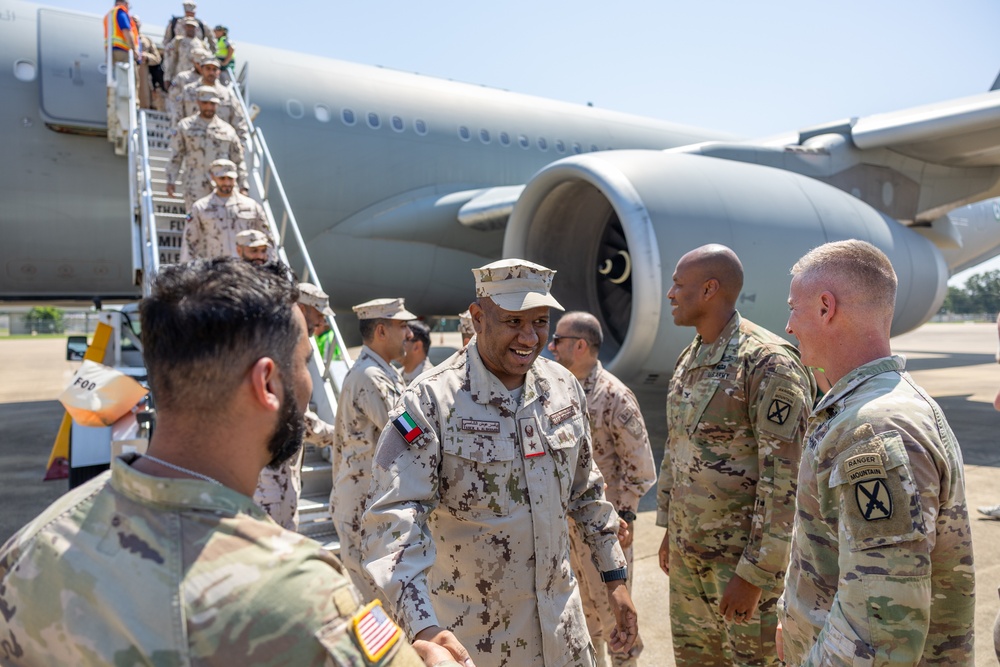 UAE Arrival at JRTC Rotation 25-10