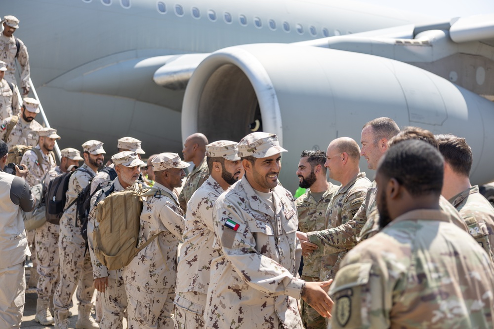 UAE Arrival at JRTC Rotation 25-10
