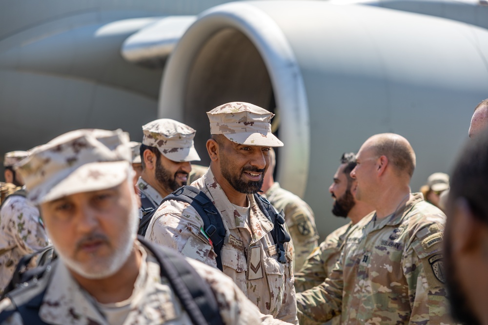 UAE Arrival at JRTC Rotation 25-10