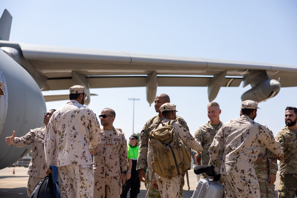 UAE Arrival at JRTC Rotation 25-10