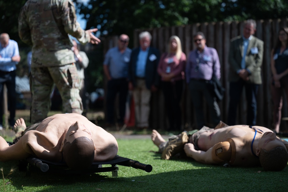 Liberty Wing honorary commanders experience the mission firsthand
