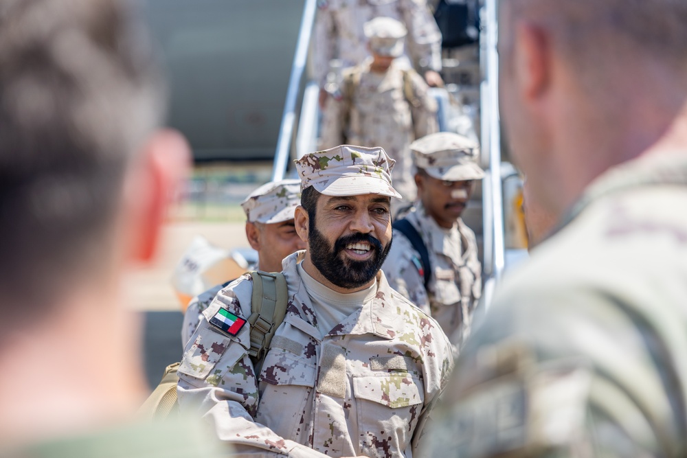 UAE Arrival at JRTC Rotation 25-10