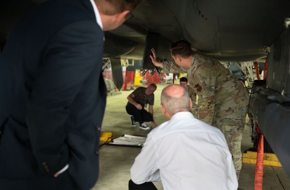 Liberty Wing honorary commanders experience the mission firsthand