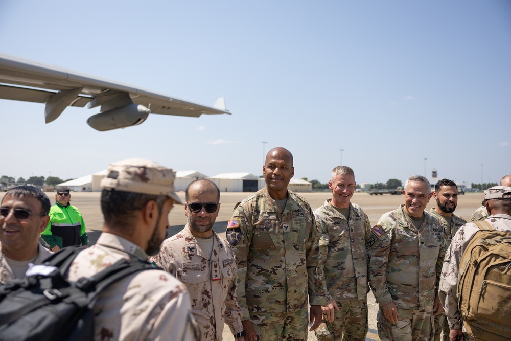 UAE Arrival at JRTC Rotation 25-10
