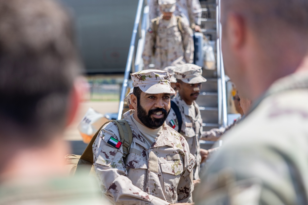 UAE Arrival at JRTC Rotation 25-10