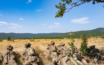 Charlie Company, 2nd Battalion, 502nd Infantry Regiment, CALFX at Novo Selo Training Area, Bulgaria