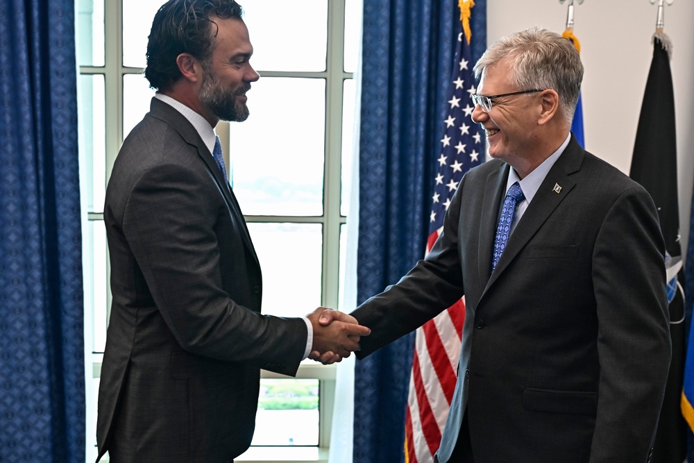 SecAF Meink meets USecAF Lohmeier