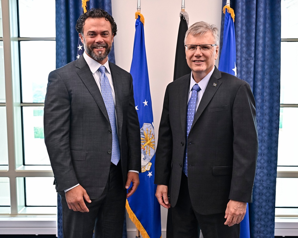 SecAF Meink meets USecAF Lohmeier