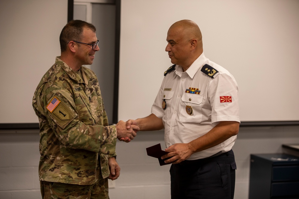 Delegation from the Republic of North Macedonia visit Vermont National Guard