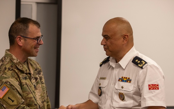 Delegation from the Republic of North Macedonia visit Vermont National Guard