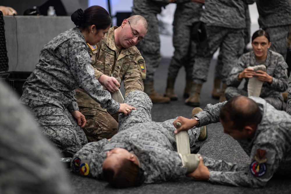 U.S., Colombia train in combat care at RDLA25