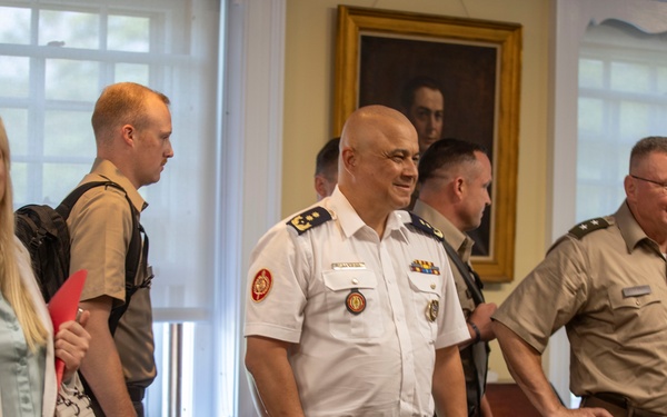 Delegation from the Republic of North Macedonia visit Vermont National Guard