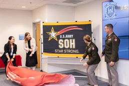 Unveiling of the Army Star Flag