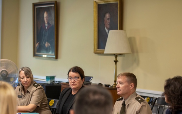 Delegation from the Republic of North Macedonia visit Vermont National Guard