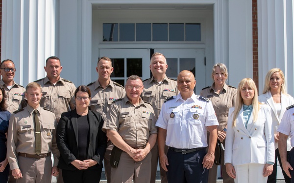 Delegation from the Republic of North Macedonia visit Vermont National Guard
